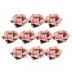 thumbnail image 2 of 10 apliques de flores de camelia de gamuza para accesorios de cabello de mujer DIY 4.5 Rosado, 2 of 9