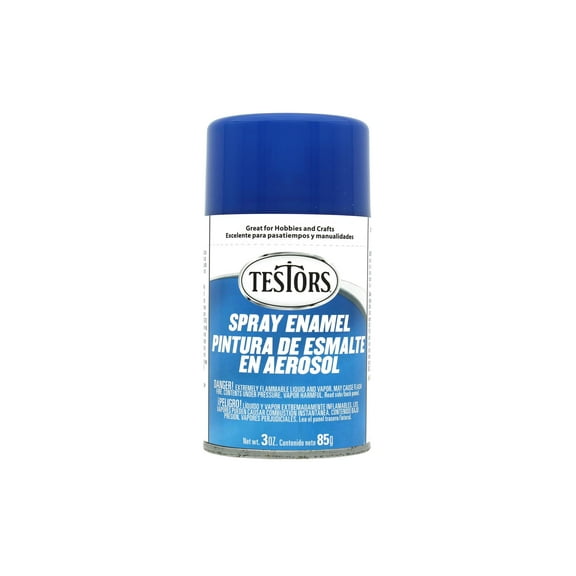 Testors Enamel Spray Paint Gloss Dark Blue 3oz