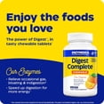 thumbnail image 3 of Enzymedica - Digest Complete Chewables, Digestive Support to Help Relieve Occasional Gas, Bloating, and Indigestion, Orange Flavor, 30 Tablets, 3 of 10