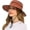 Brike Red, variant on Wide Brim Sun Hat for Women and Men UPF 50+ Packable Mesh Beach Bucket Hats