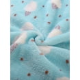 thumbnail image 7 of MODA NOVA Junior's Printed Long Sleeve Winter Flannel Pajama Sets Medium Blue, 7 of 7