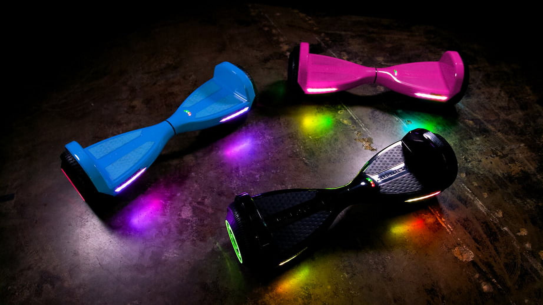 Razor Hovertrax Hoverboard Prizma- Blue, Lighted for Child & Teen, up to 9 mph, UL2272 Certified