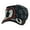 Black/Orange - Horseshoe, variant on Top Headwear Womens Print Adjustable Cadet Cap - Zebra - Studded Paw Print