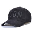thumbnail image 1 of Gorra de béisbol ajustable algodón de alta calidad Icon Monogram Black, 1 of 4
