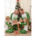 thumbnail image 7 of RUINIXCW Family Christmas Matching Pajamas Set Long Sleeve Tops with Plaid Pants, 7 of 7