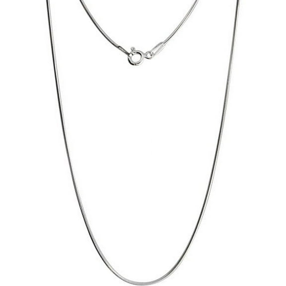 Women's Sterling Silver 0.8mm Herringbone Necklace