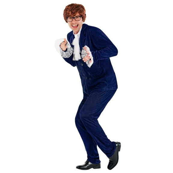 Morph 60S Spy Blue Mens Halloween Costume for Mens Blue XX-Large