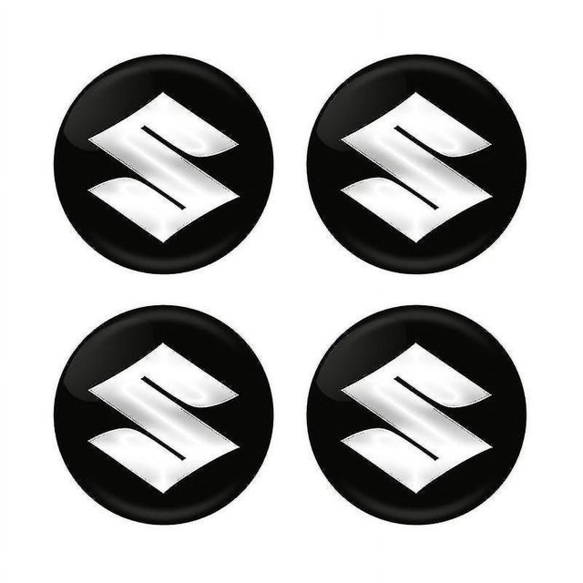4pcs 56mm Car Wheel Center Hub Cap Badge Emblem Decal Wheel Sticker For Suzuki Jimny Grand Vitara Sx4 Swift Alto,black