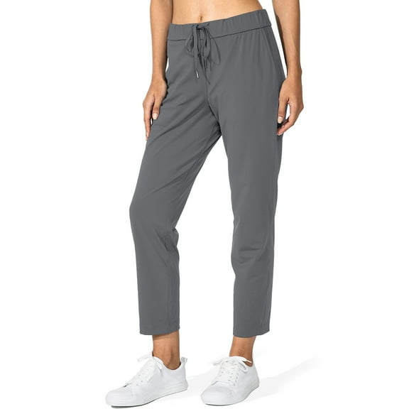 Women's 7/8 Stretch Ankle Pants – High Waist Golf & Travel Pants with Deep Pockets, Athletic Lounge Sweatpants for Work, Casual Multi-Sport Wear 2025