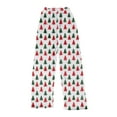thumbnail image 6 of WTOBBY Women's Winter Plaid Pants Full Length Long Trousers with Christmas Print for Sports and Casual Wear in Cold Seasons,Multicolor S, 6 of 6