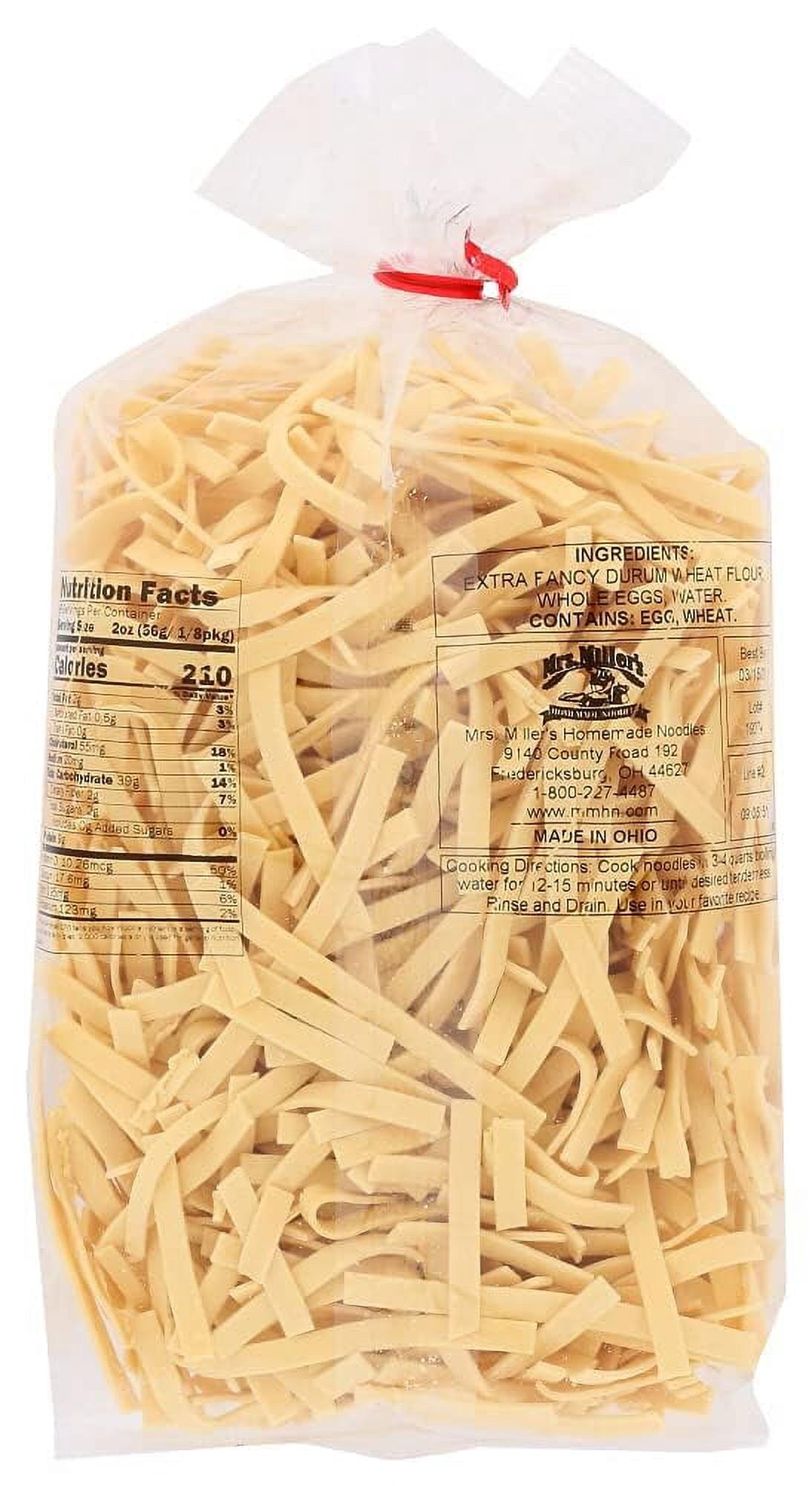 's Old Fashioned Egg Noodles, Medium 16 Ounce (Pack of 4)