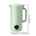 thumbnail image 4 of Máquina eléctrica de leche de frutos secos 350ml | Potente exprimidor y máquina de bebidas multifuncional para el hogar | Autolimpieza | Acero inoxidable 304 | Electrodoméstico de cocina familiar, 4 of 6