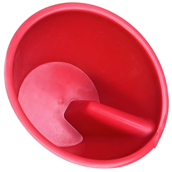 ELAYARD Durable Red Plastic Garden Water Ladle Scoop with Ergonomic Grip