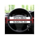 thumbnail image 3 of 38cm Auto Parts Interior Supplies Hand Sewn Leather Steering Wheel Cover Anti-Slip Breathable Universal Handlebar Leather Cover, 3 of 4