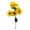 C 1pc, variant on KGJQ Solar Garden Light, Waterproof Automatic On/Off Design, Sunflower Shape Garden Lamps for Yard Patio Pathway