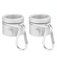 thumbnail image 3 of Flagpole Rotating Rings, Anti-winding Flagstick Clip Aluminum Alloy 1in 2Pcs Flagpole Mounting Rings, For FlagpFlagpoleole Rain Wind, 3 of 8