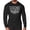 Silver On Black, variant on GYMISH Bench Press Lightweight Long Sleeve Hooded T-Shirt for Men – Funny Workout Hoodie, Powerlifting & Bodybuilding Apparel