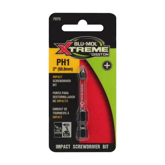 Blu-Mol Xtreme 2033976 1 x 2 in. Phillips S2 Tool Steel Screwdriver Bit