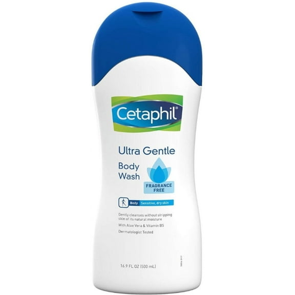 Cetaphil Ultra Gentle Body Wash, 16.9 oz (Pack of 3)