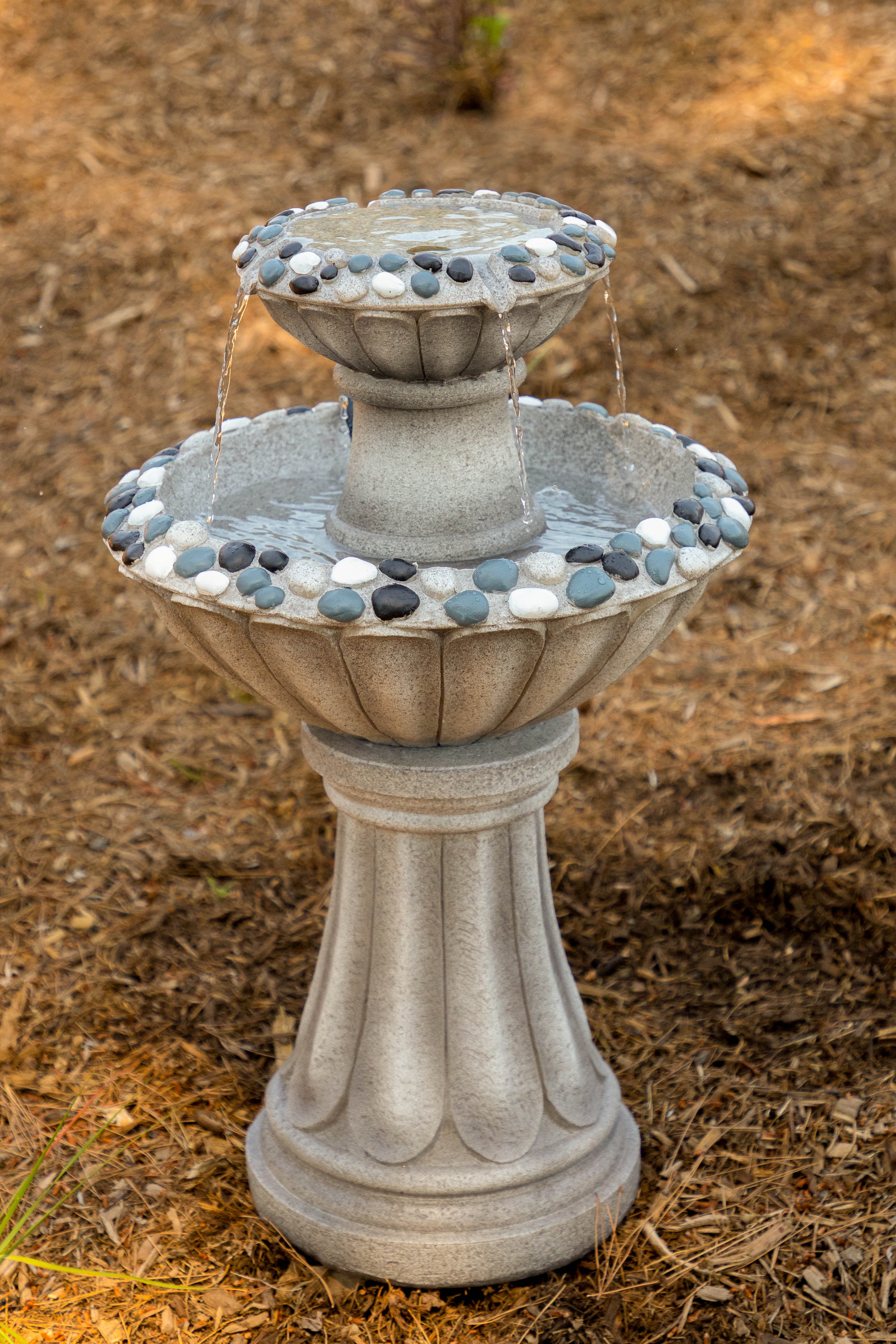Alpine Corporation ZEN636L Alpine Floor Fountain, 18" W x 18" L x 36" H,... by Alpine