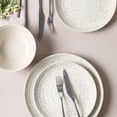 thumbnail image 4 of Stone Lain Dua Mid-Century Stoneware Dinnerware Set, 12-Piece, Service for 4, White, 4 of 6