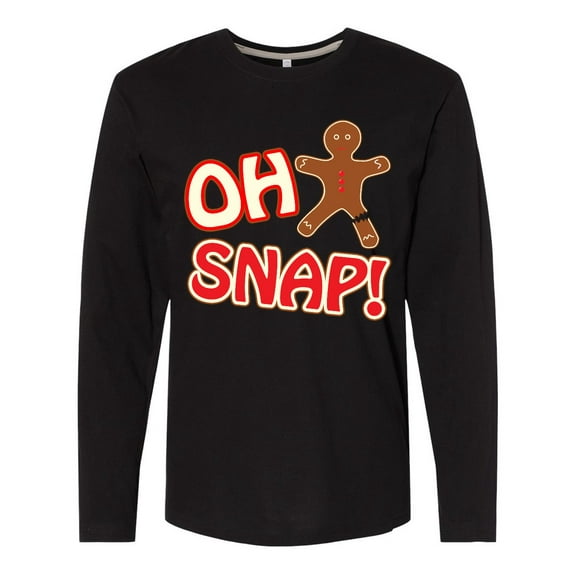 Inktastic Oh Snapbroken Gingerbread Long Sleeve T-Shirt