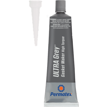 Permatex Ultra Grey Rigid High-Torque RTV Silicone Gasket Maker 3oz - 75191
