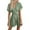 F, variant on Breezora Women's V Neck Short Jumpsuit Summer Sleeve High Waist Belted Casual Romper Beach Vacation Outfits L Size