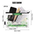 thumbnail image 4 of St-patrick's Day Man 2 Pack Pencil Pouches Zipper Pencil Case 3 Ring Pencil Pouch Cosmetic Bag, 4 of 6