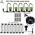 thumbnail image 1 of Kit universal de riego por goteo - Sistema de mangueras de 20 pies/30 pies/40 pies con boquilla ajustable • Riego automático de jardín que ahorra agua • Instalación sencilla de bricolaje para, 1 of 4
