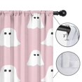 thumbnail image 4 of Blackout Kids Curtains,Pink Halloween Ghosts Childrens Insulated Curtains Set Of 2,Bedroom Essentials,Toddler Room Decor 52x84in(132x213cm), 4 of 5