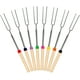 thumbnail image 1 of Palitos para asar malvaviscos, 8 Uds., brochetas de barbacoa de Metal extensibles de 32 pulgadas de largo para juego de parrilla, tenedores telescópicos para barbacoa, 1 of 5