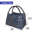 thumbnail image 3 of Vsdgher Function Source Code Print Insulated Reusable Bags with Sturdy Zipper and Handles, Foldable Totes for Hot or Cold Food Bring or Delivery, 3 of 8
