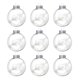 thumbnail image 1 of 9pcs transparente hueco pelota colgante decoración navideña eterna flor redonda bola, 1 of 7