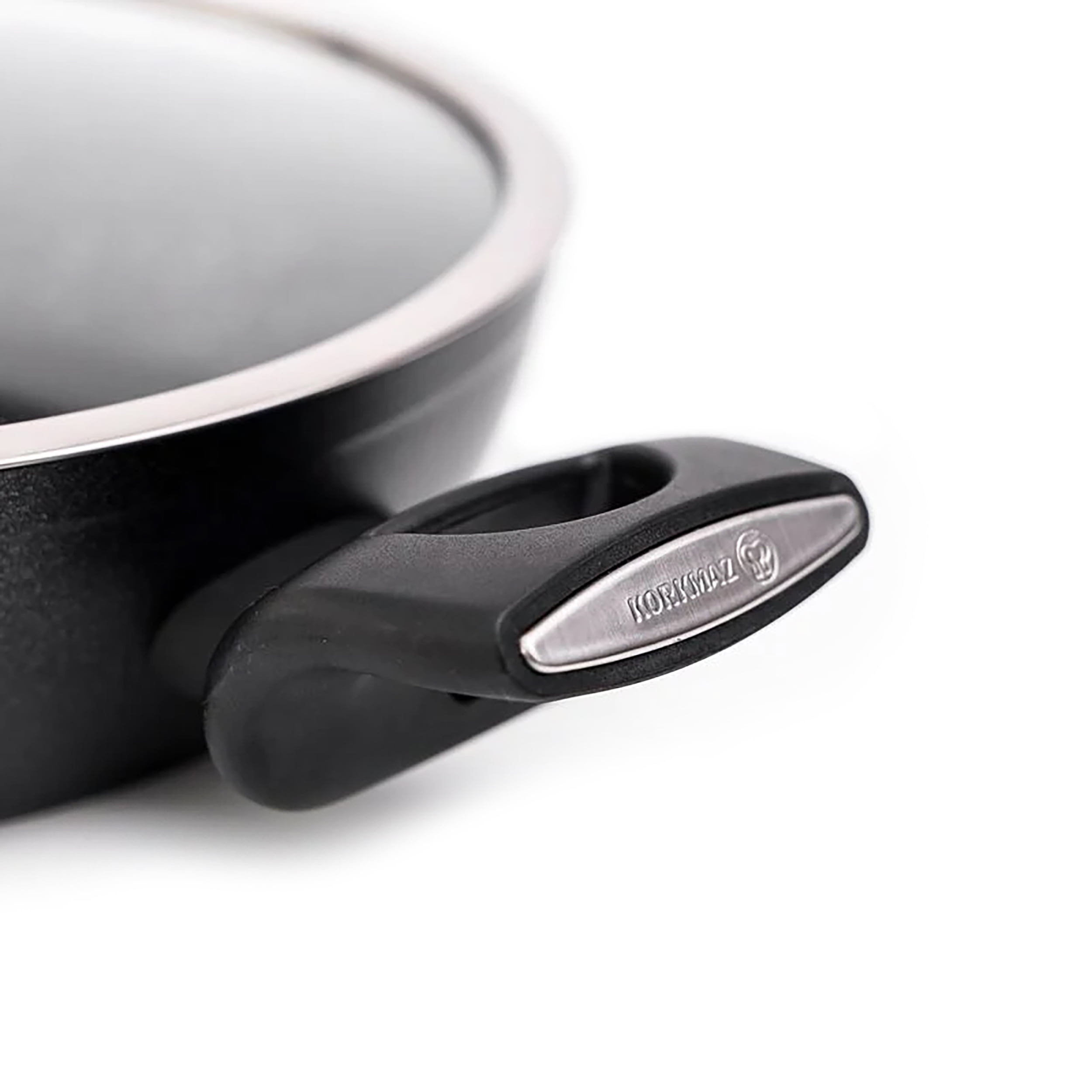 Korkmaz Nora 2 Piece 2.2 Liter Alumium Nonstick Low Casserole Dish with Lid