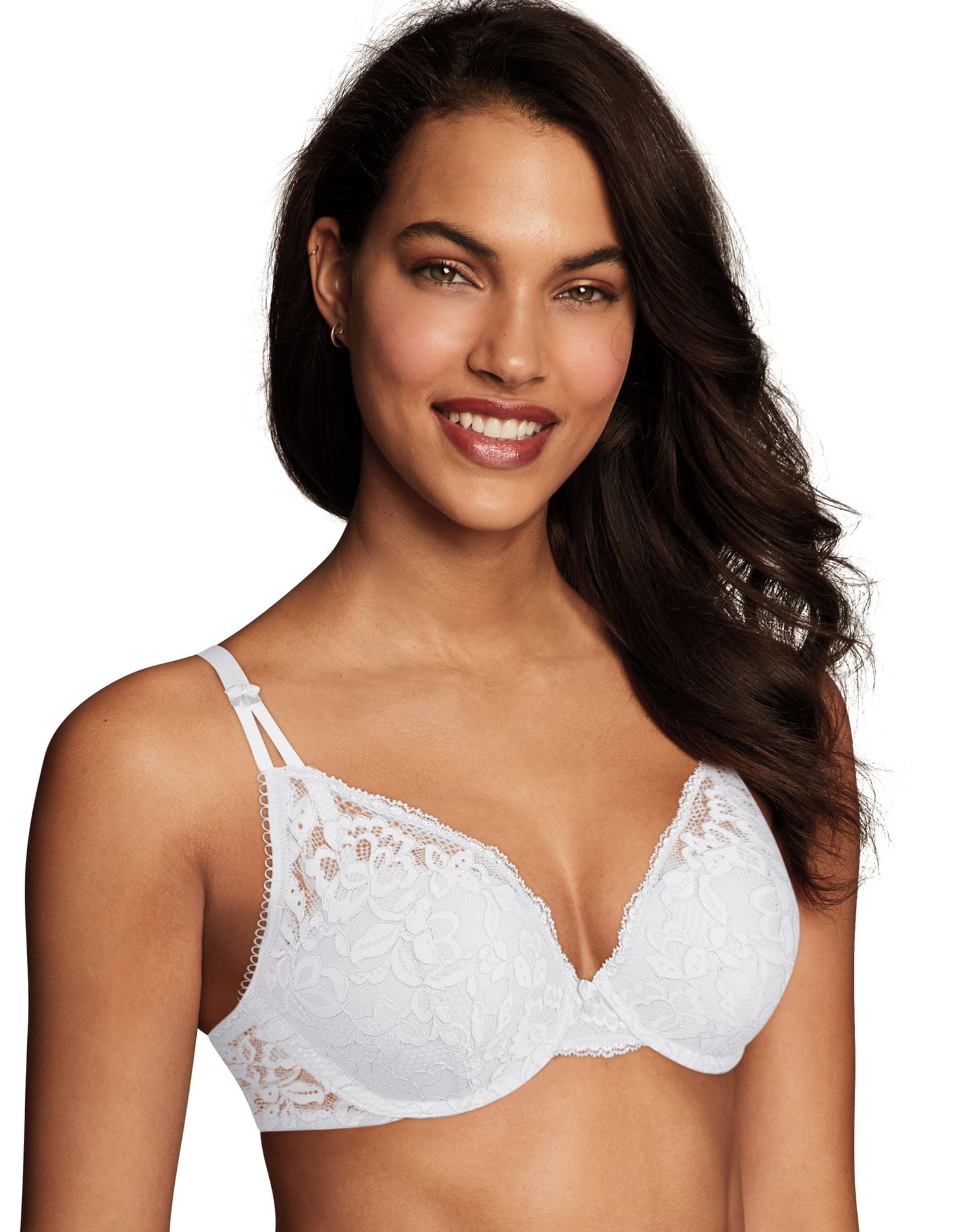 Maidenform DreamWire Demi Underwire Bra - 34C Almond, T-Shirt Smooth, Lightly Padded