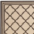 thumbnail image 5 of SAFAVIEH Beach House Nima Trellis Indoor/Outdoor Area Rug Cream/Brown, 5'3" x 7'6", 5 of 7