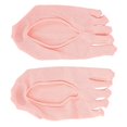 thumbnail image 1 of Women Toe Socks No Show Low Cut Thin Non Slip Invisible Breathable Socks with Gel TabPink, 1 of 5