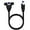 Straight, variant on USB 3.0 Type B Male to Type B Female Extension Cable with Screws Panel Mount for Printers Monitor Hard Drive 50cm