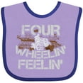 thumbnail image 3 of Inktastic Four Wheeling Mudding Activity Boys or Girls Baby Bib, 3 of 4