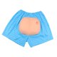 thumbnail image 5 of Pantalones cortos divertidos con trasero falso para disfraces de carnaval y mascarada. Pantalones de broma hilarantes. impresiones labiales de puntos azules, 5 of 9