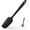 Black, variant on U-Taste Silicone Jar Spatula: 600ºF Heat-Resistant Food-Grade 10in Long Sourdough Stirring Stick, Seamless Flexible Peanut Butter Spreader (Red)