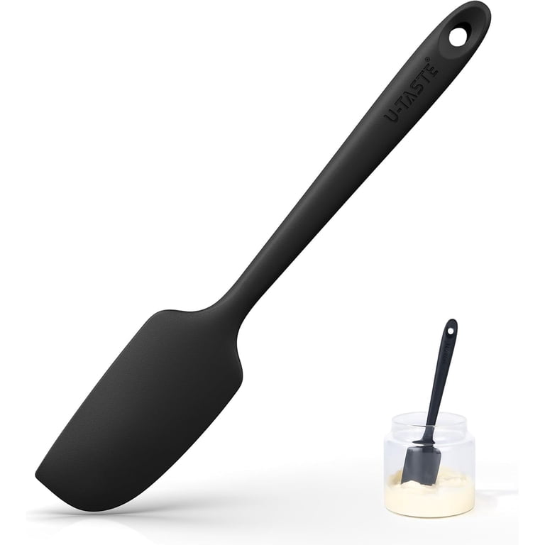 Mini Silicone Spatula, Black, 600°F Heat-Resistant photo 1