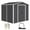 Dark Grey, variant on Outsunny 8'x7' Outdoor Storage Shed Garden Shed w/ Lock, Dark Grey