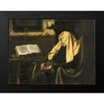 thumbnail image 2 of France 19th Century 14x11 Black Modern Framed Museum Art Print Titled - Old Woman Asleep, 2 of 5