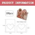 thumbnail image 2 of Hibalala 100 Pcs Mother's Day Greeting Cards Set, Foldable Heart-Shaped Cards Note Card for Mother's Day Party, 2 of 6