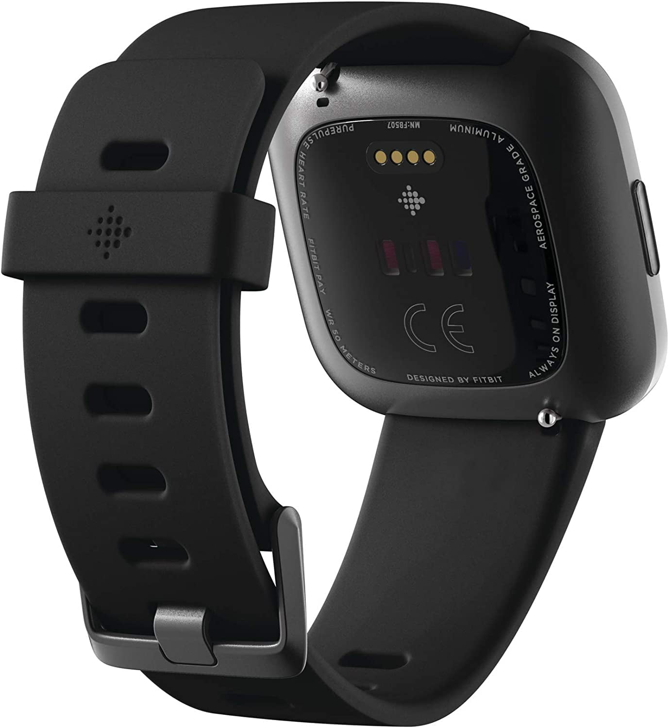 Restored Fitbit Versa 2 Health & Fitness Smartwatch Black / Carbon Aluminum (Refurbished)