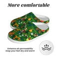thumbnail image 6 of Yiaed Cute Christmas Stocking Bear Print Slippers Fuzzy Warm Cozy Slippers Non Slip House Slippers For Indoor Outdoor Slippers House Slippers-13, 6 of 7