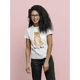 thumbnail image 2 of Sitting Shiba Inu T-Shirt Women -SPIdeals Designs, Female XX-Large, 2 of 4