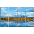 thumbnail image 2 of Ancient Volcano and Lake Panorama - Landscape Canvas Wall Art, 2 of 3